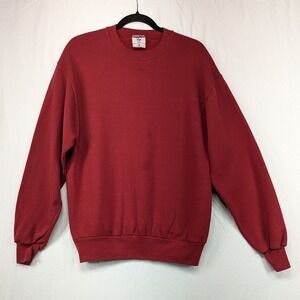 Vintage Jerzees Sweatshirt Blank‎ Crew Neck Pullover Casual Comfort Size L USA